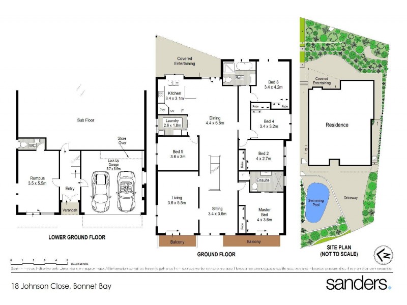 18 Johnson Close, Bonnet Bay NSW 2226 Floorplan
