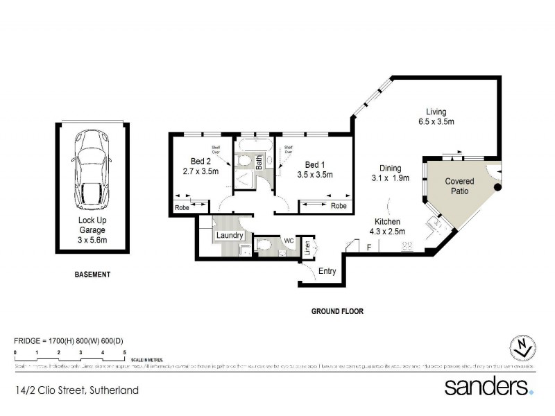 14/2-8 Clio Street, Sutherland NSW 2232 Floorplan