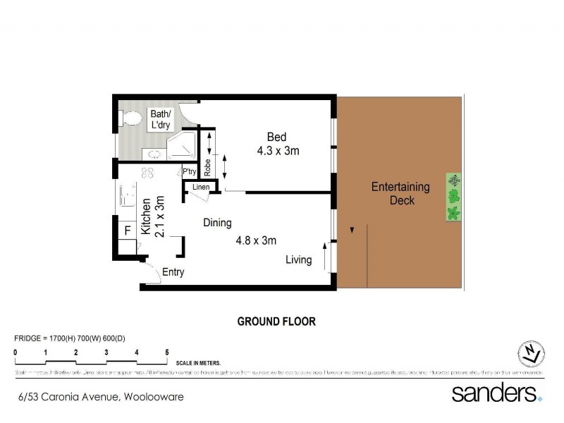 6/53 Caronia Avenue, Woolooware NSW 2230 Floorplan