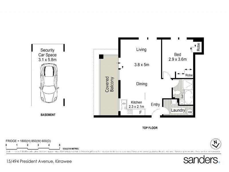 15/494-496 President Avenue, Kirrawee NSW 2232 Floorplan