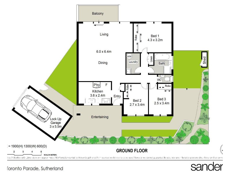 1/20-22 Toronto Parade, Sutherland NSW 2232 Floorplan