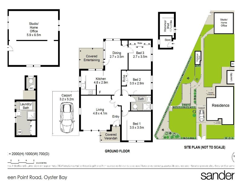 86 Green Point Road, Oyster Bay NSW 2225 Floorplan