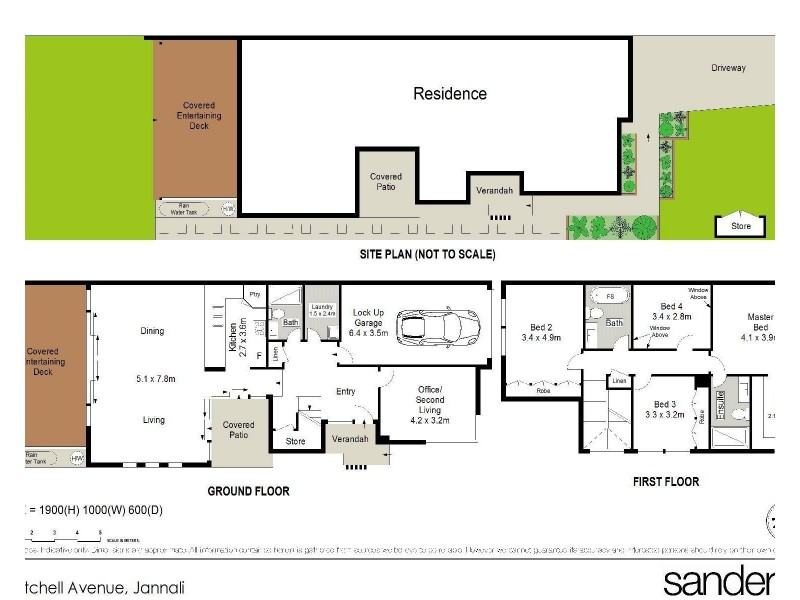 16 Mitchell Avenue, Jannali NSW 2226 Floorplan