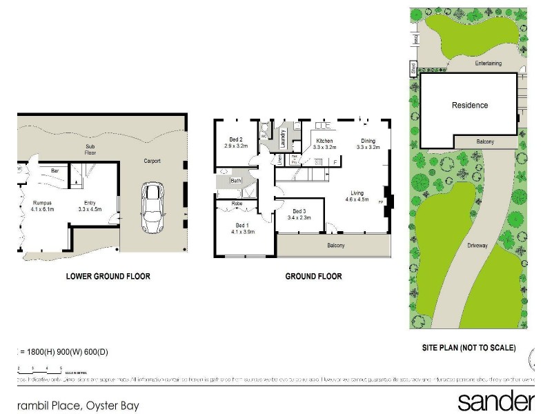 13 Borambil Place, Oyster Bay NSW 2225 Floorplan