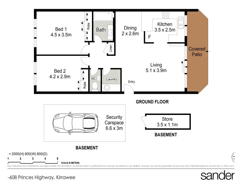 1/602 Princes Highway, Kirrawee NSW 2232 Floorplan