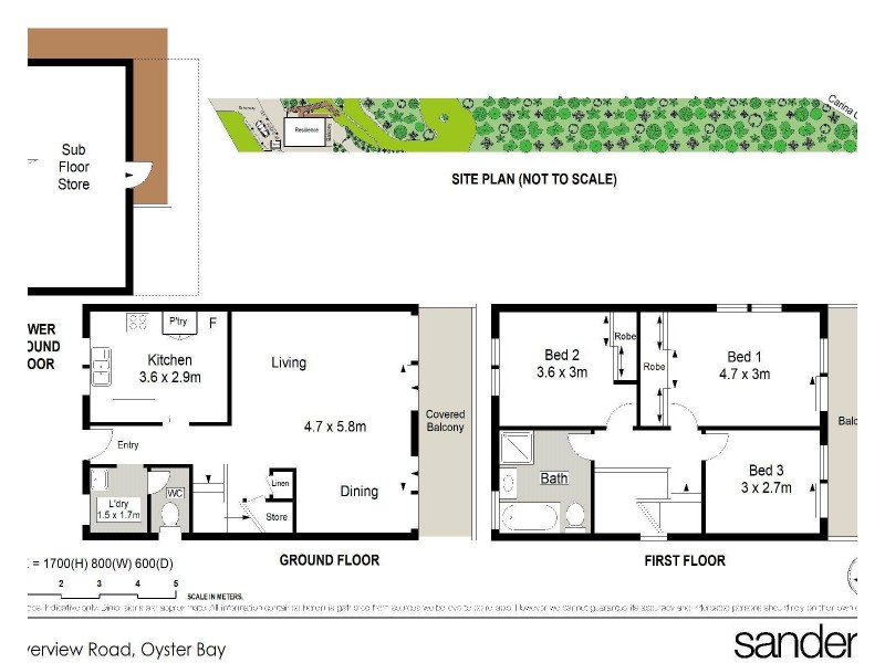 17 Riverview Road, Oyster Bay NSW 2225 Floorplan