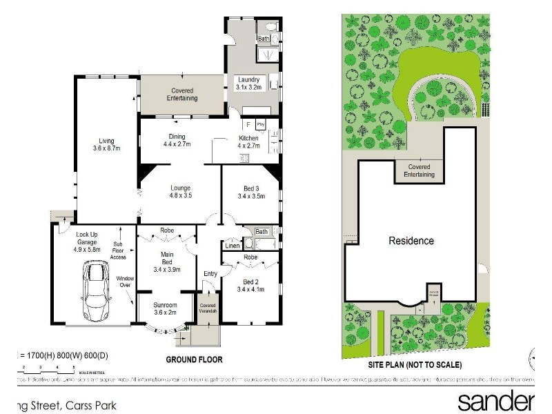 5 Erang Street, Carss Park NSW 2221 Floorplan