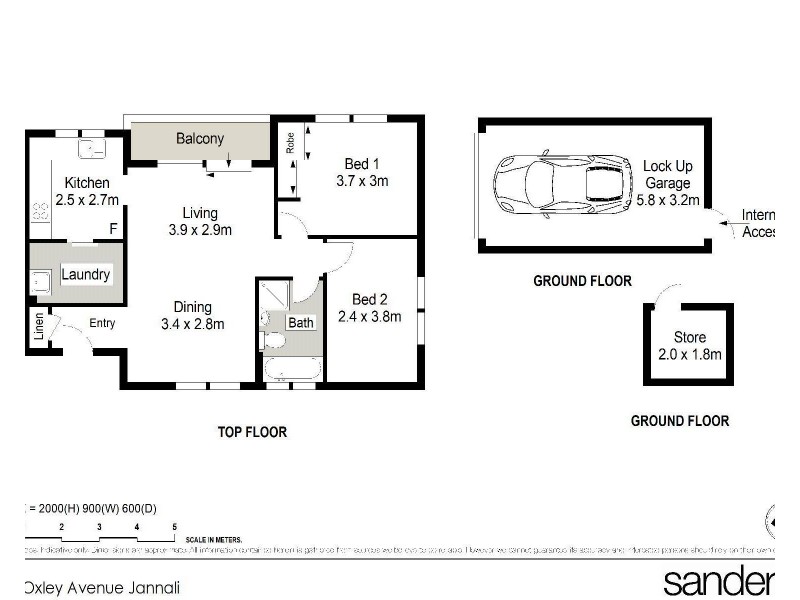 30/1-9 Oxley Avenue, Jannali NSW 2226 Floorplan