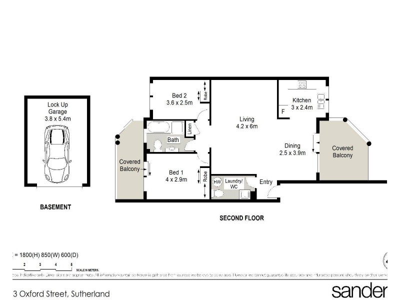 18/13-21 Oxford Street, Sutherland NSW 2232 Floorplan