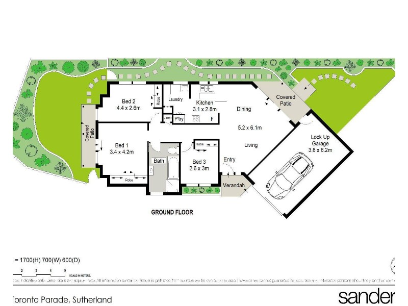 1/92 Toronto Parade, Sutherland NSW 2232 Floorplan