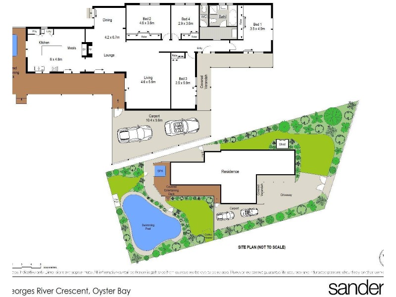 55 Georges River Crescent, Oyster Bay NSW 2225 Floorplan