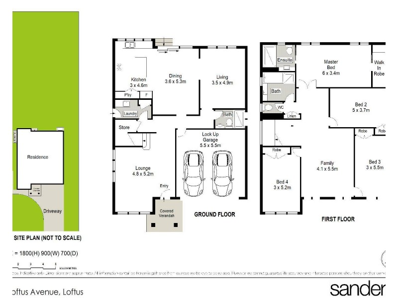259 Loftus Avenue, Loftus NSW 2232 Floorplan
