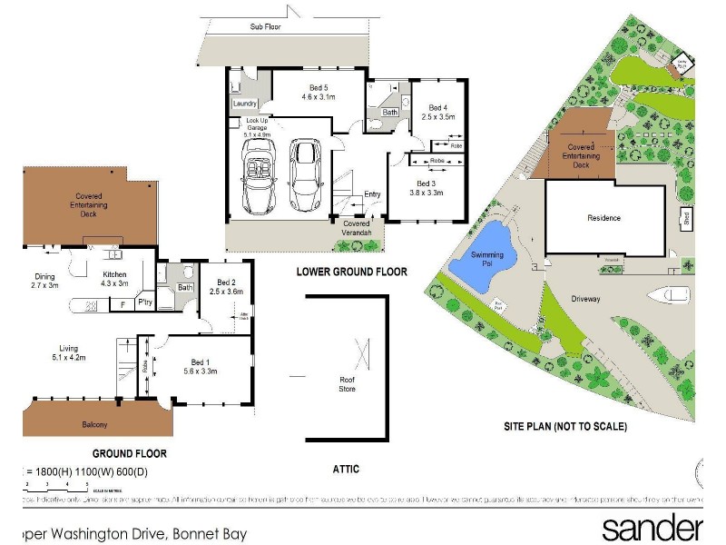 54 Upper Washington Drive, Bonnet Bay NSW 2226 Floorplan