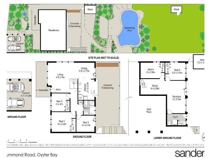 64 Drummond Road, Oyster Bay NSW 2225 Floorplan