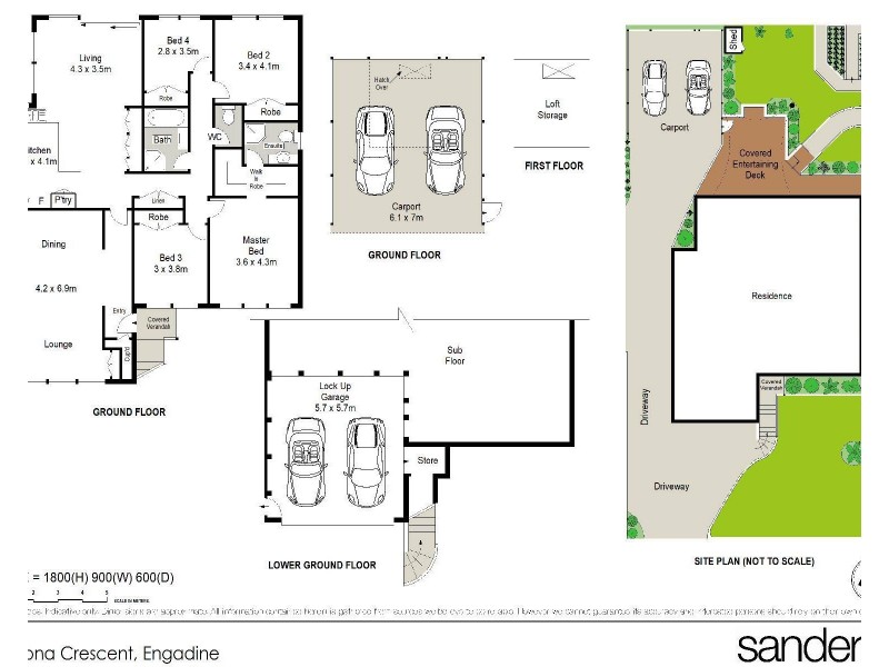 6 Palona Crescent, Engadine NSW 2233 Floorplan