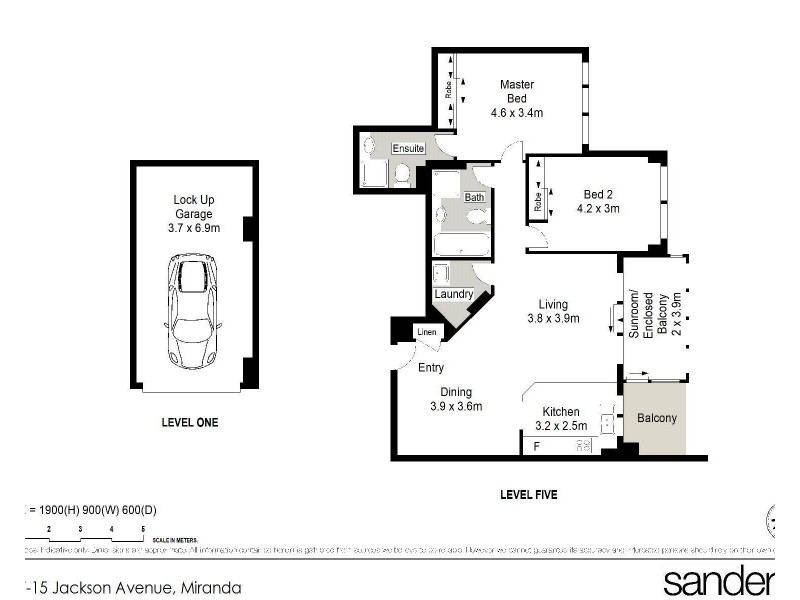 41/7-15 Jackson Avenue, Miranda NSW 2228 Floorplan