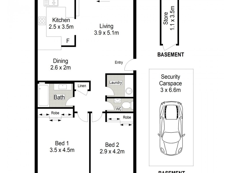 1/602 Princes Highway, Kirrawee NSW 2232 Floorplan