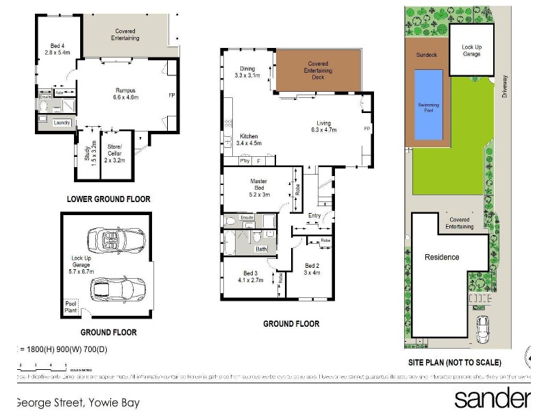 16a George Street, Yowie Bay NSW 2228 Floorplan
