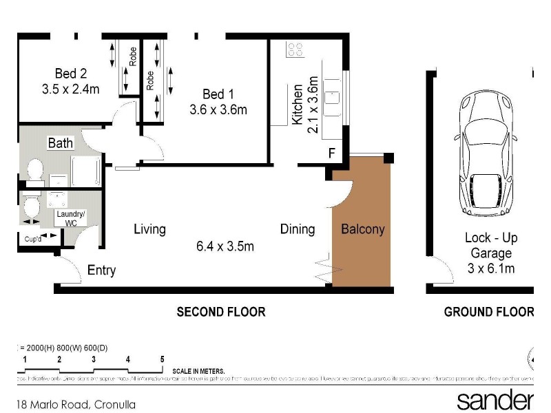 8/16-18 Marlo Road, Cronulla NSW 2230 Floorplan
