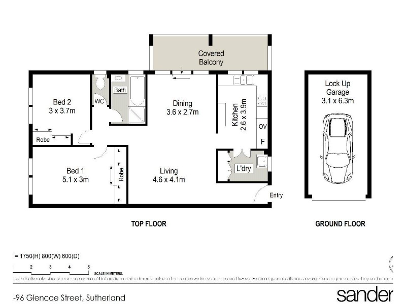 28/92-96 Glencoe Street, Sutherland NSW 2232 Floorplan