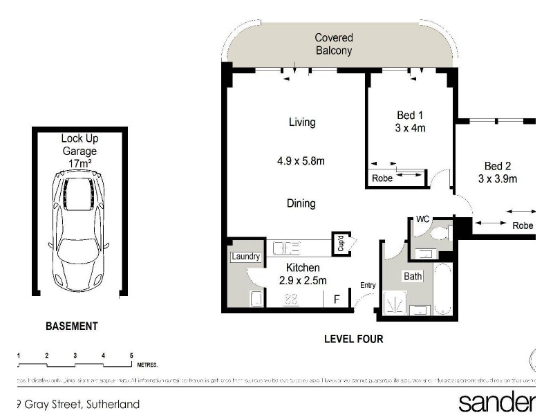 27/1-9 Gray Street, Sutherland NSW 2232 Floorplan