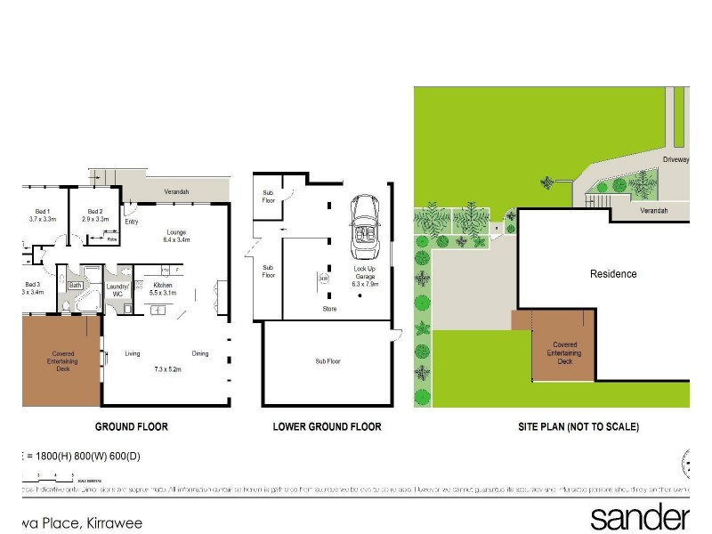 8 Kiewa Place, Kirrawee NSW 2232 Floorplan