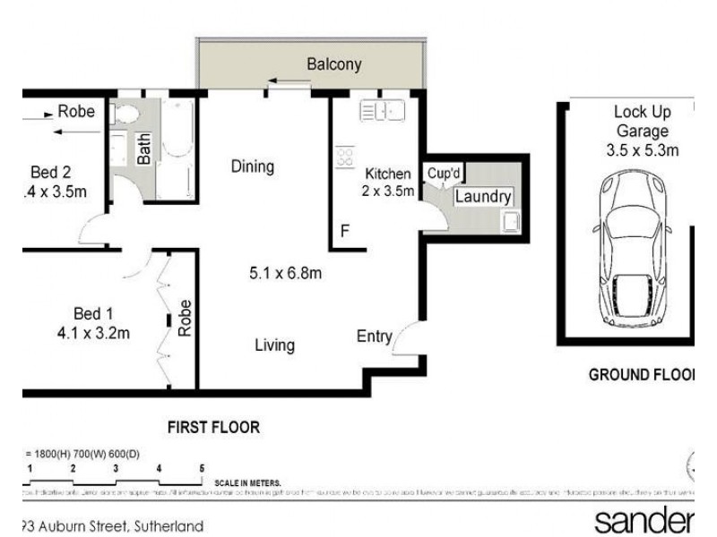 6/91-93 Auburn Street, Sutherland NSW 2232 Floorplan