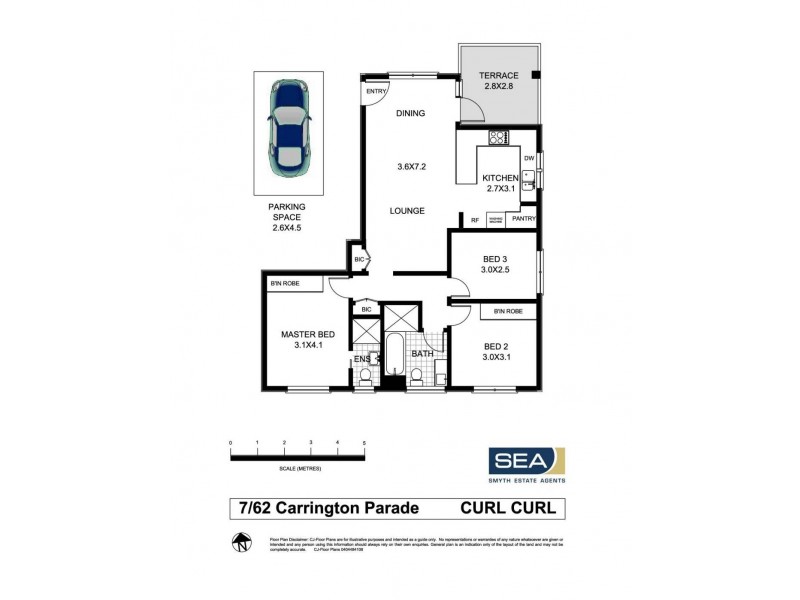 7/62 Carrington Parade, Curl Curl NSW 2096 Floorplan