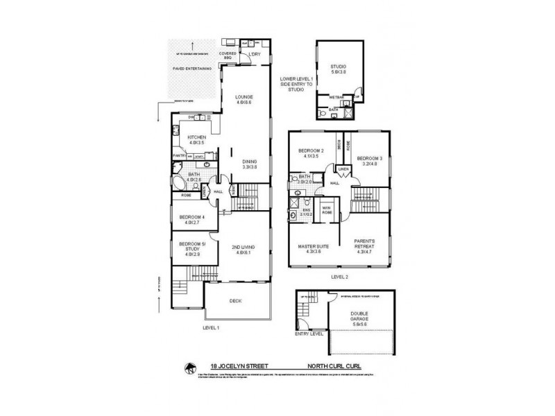 18 Jocelyn Street, North Curl Curl NSW 2099 Floorplan
