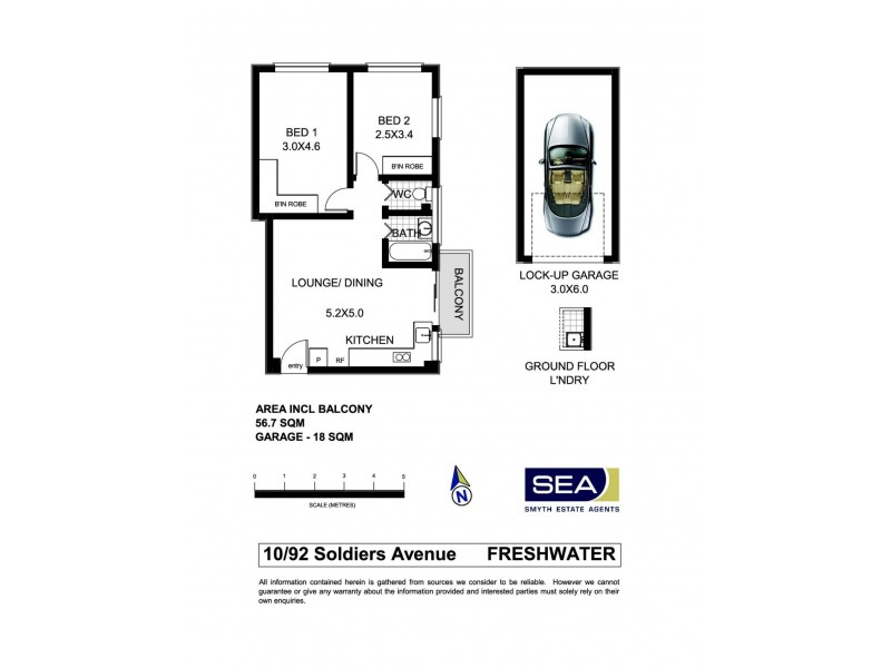 10/92 Soldiers Avenue, Freshwater NSW 2096 Floorplan