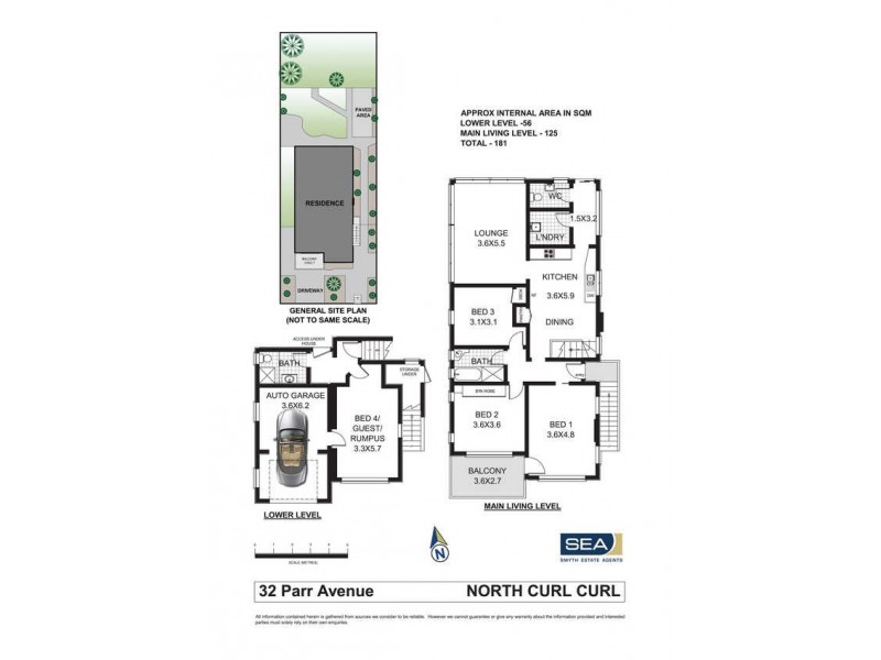 32 Parr Avenue, North Curl Curl NSW 2099 Floorplan