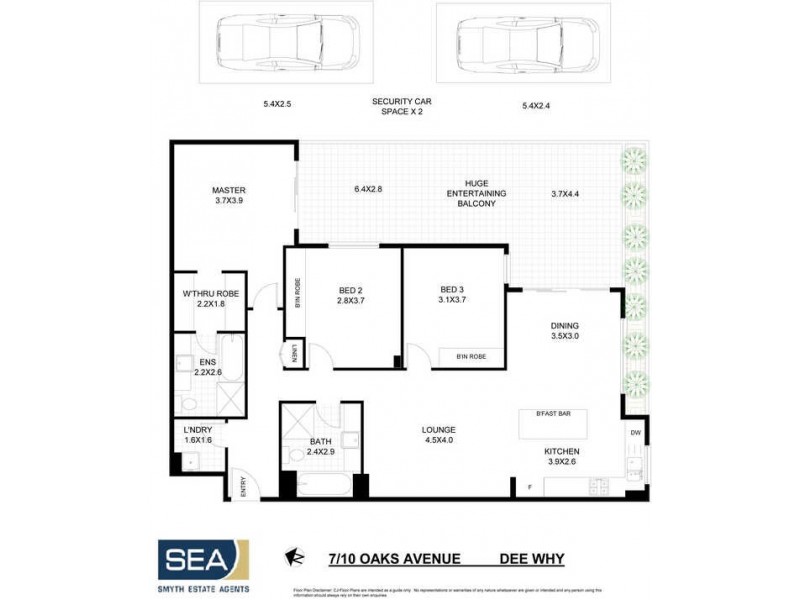 7/10 Oaks Avenue, Dee Why NSW 2099 Floorplan