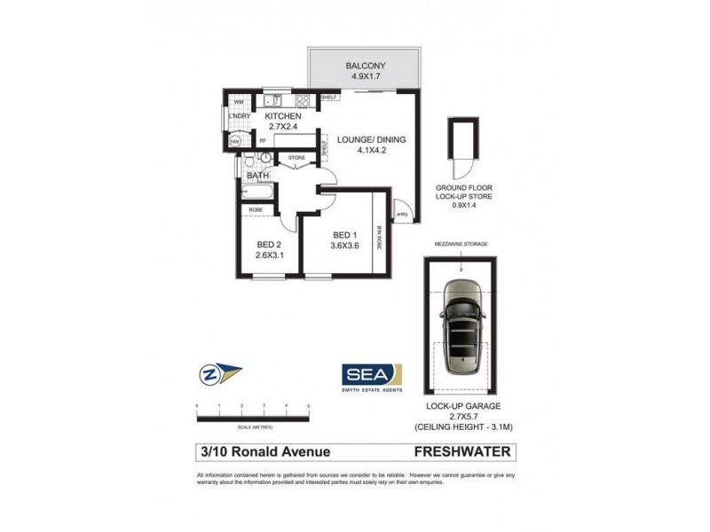 3/10 Ronald Avenue, Freshwater NSW 2096 Floorplan