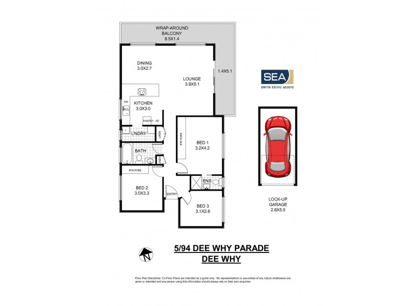 5/94 Dee Why Parade, Dee Why NSW 2099 Floorplan
