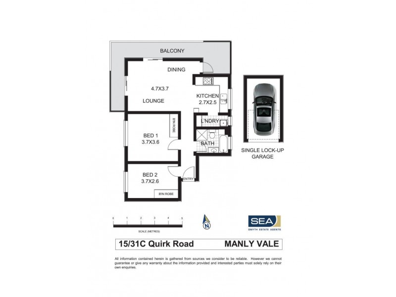 15C/31 Quirk Road, Manly Vale NSW 2093 Floorplan