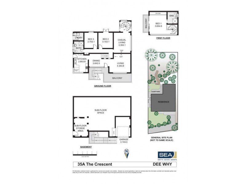 35A The Crescent, Dee Why NSW 2099 Floorplan