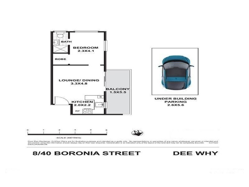 8/40 Boronia Street, Dee Why NSW 2099 Floorplan
