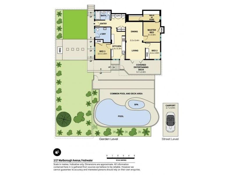2/27 Marlborough Avenue, Freshwater NSW 2096 Floorplan
