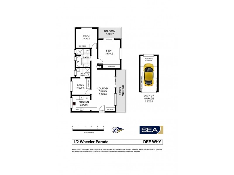 1/2 Wheeler Parade, Dee Why NSW 2099 Floorplan