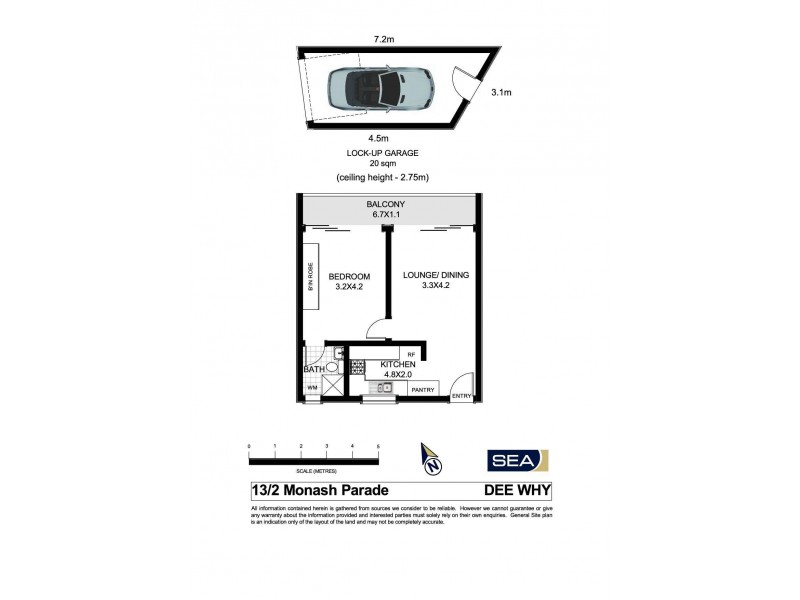 13/2 Monash Parade, Dee Why NSW 2099 Floorplan