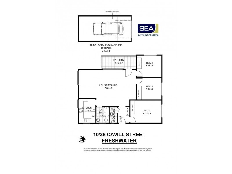 10/36 Cavill Street, Freshwater NSW 2096 Floorplan