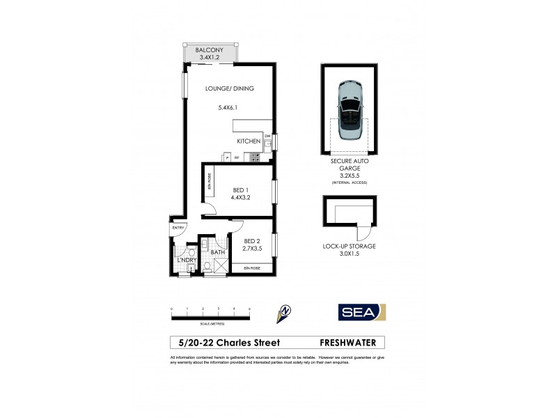 5/20-22 Charles Street, Freshwater NSW 2096 Floorplan