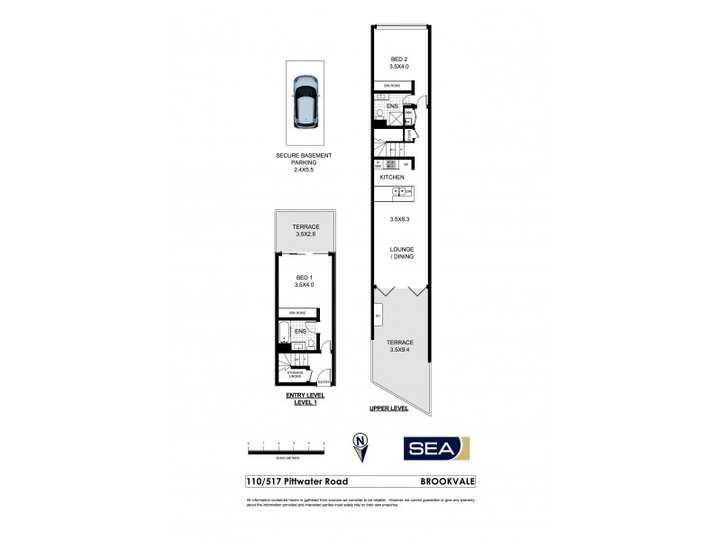 110/517 Pittwater Road, Brookvale NSW 2100 Floorplan