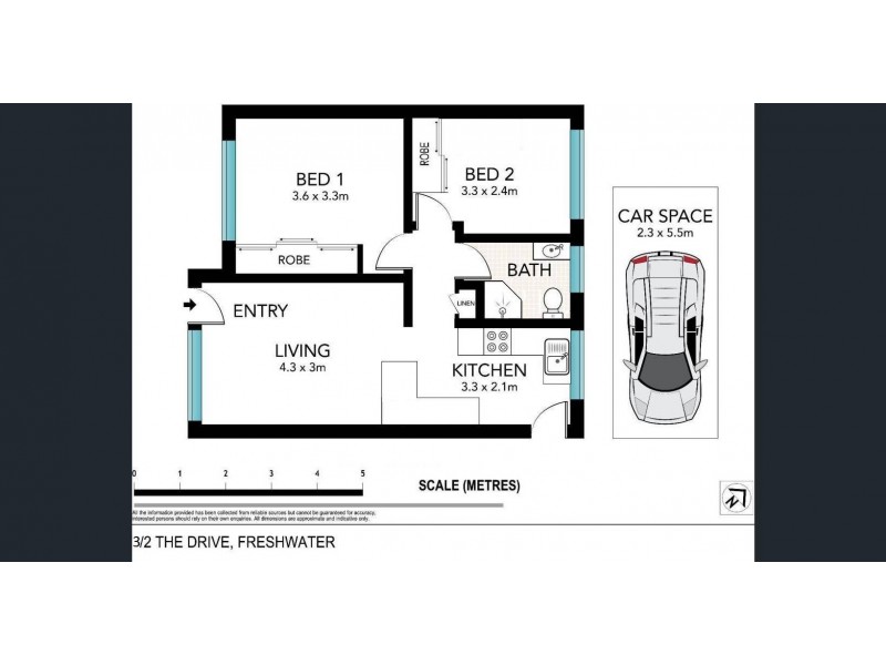 3/2 The Drive, Freshwater NSW 2096 Floorplan