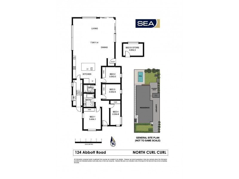 124 Abbott Road, North Curl Curl NSW 2099 Floorplan