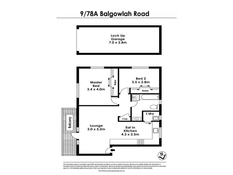 9/78a Balgowlah Road, Balgowlah NSW 2093 Floorplan