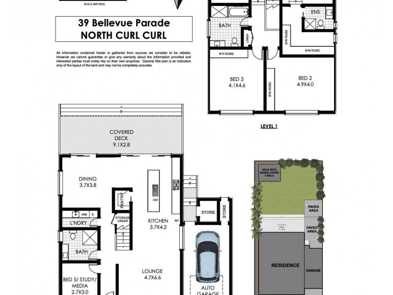 39 Bellevue Parade, North Curl Curl NSW 2099 Floorplan