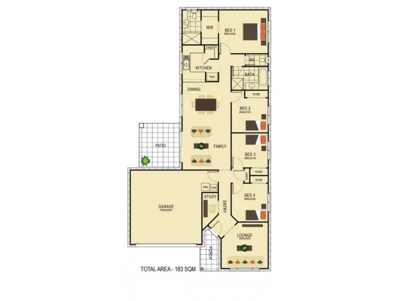 Yamanto QLD 4305 Floorplan