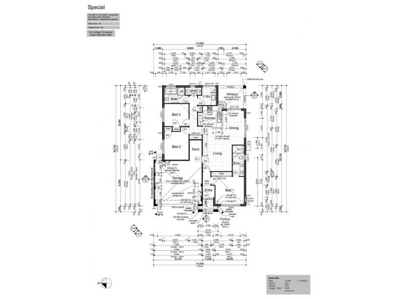136A Walderton Avenue, Balga WA 6061 Floorplan