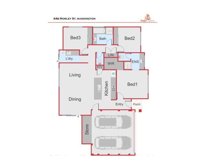44b Morley Street, Maddington WA 6109 Floorplan